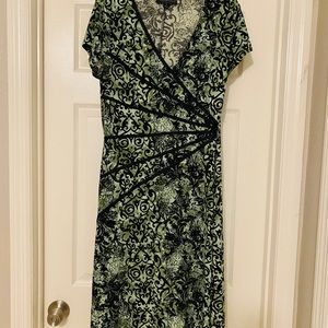 Beautiful green and black dress